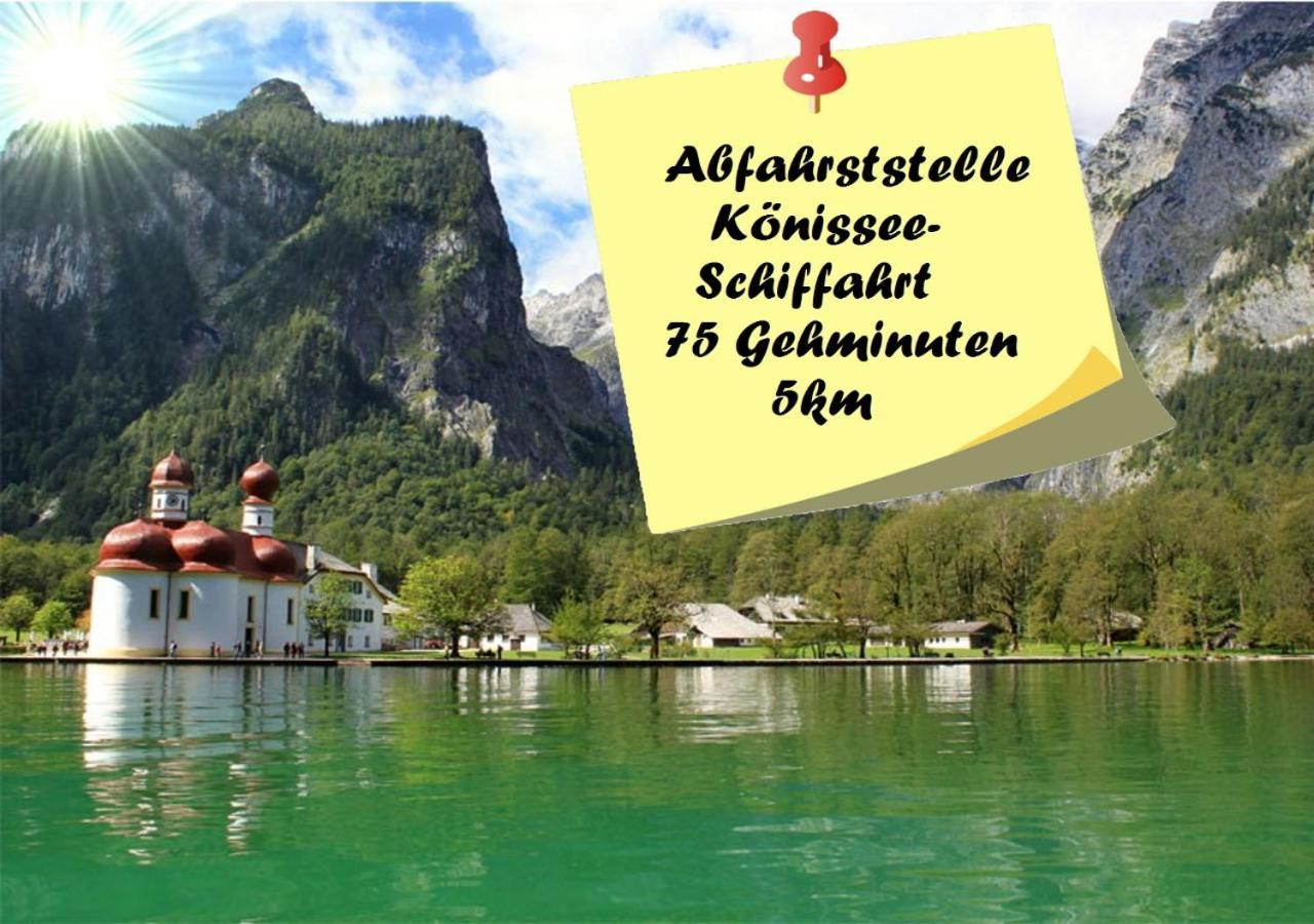 G & H Ferienwohnungen Appartement Untersberg بيرشتسغادن المظهر الخارجي الصورة